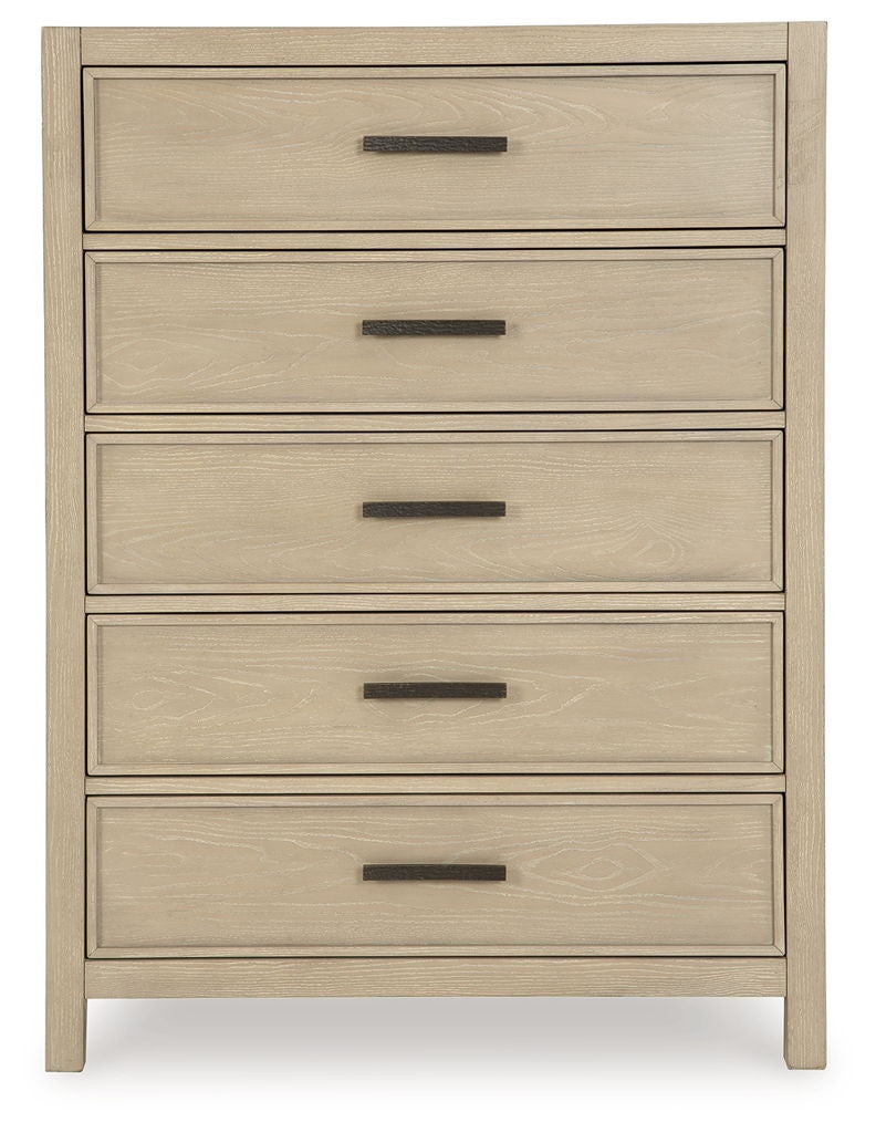 Calmoro - Five Drawer Chest - Gray