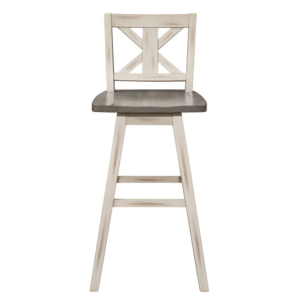 Amsonia - 29" Swivel X-Back Pub Height Chair (Set of 2)