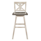 Amsonia - 29" Swivel X-Back Pub Height Chair (Set of 2)
