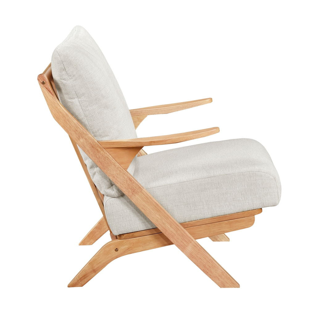 Lennox - Accent Chair - Light Brown Frame