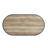 Brantley - Coffee Table - Oak & Sandy Black
