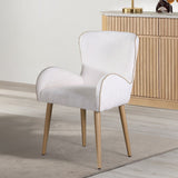 Adalynn - Side Chair (Set of 2) - Beige Boucle & Oak