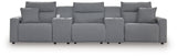Modmax II - Reclining Sectional - Salt And Pepper