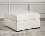 Chessington - Oversized Accent Ottoman - Ivory