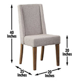 Riverdale - Upholstered Chair - Dark Brown
