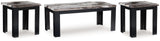 Jazmore - Occasional Table Set (Set of 3) - Dark Brown