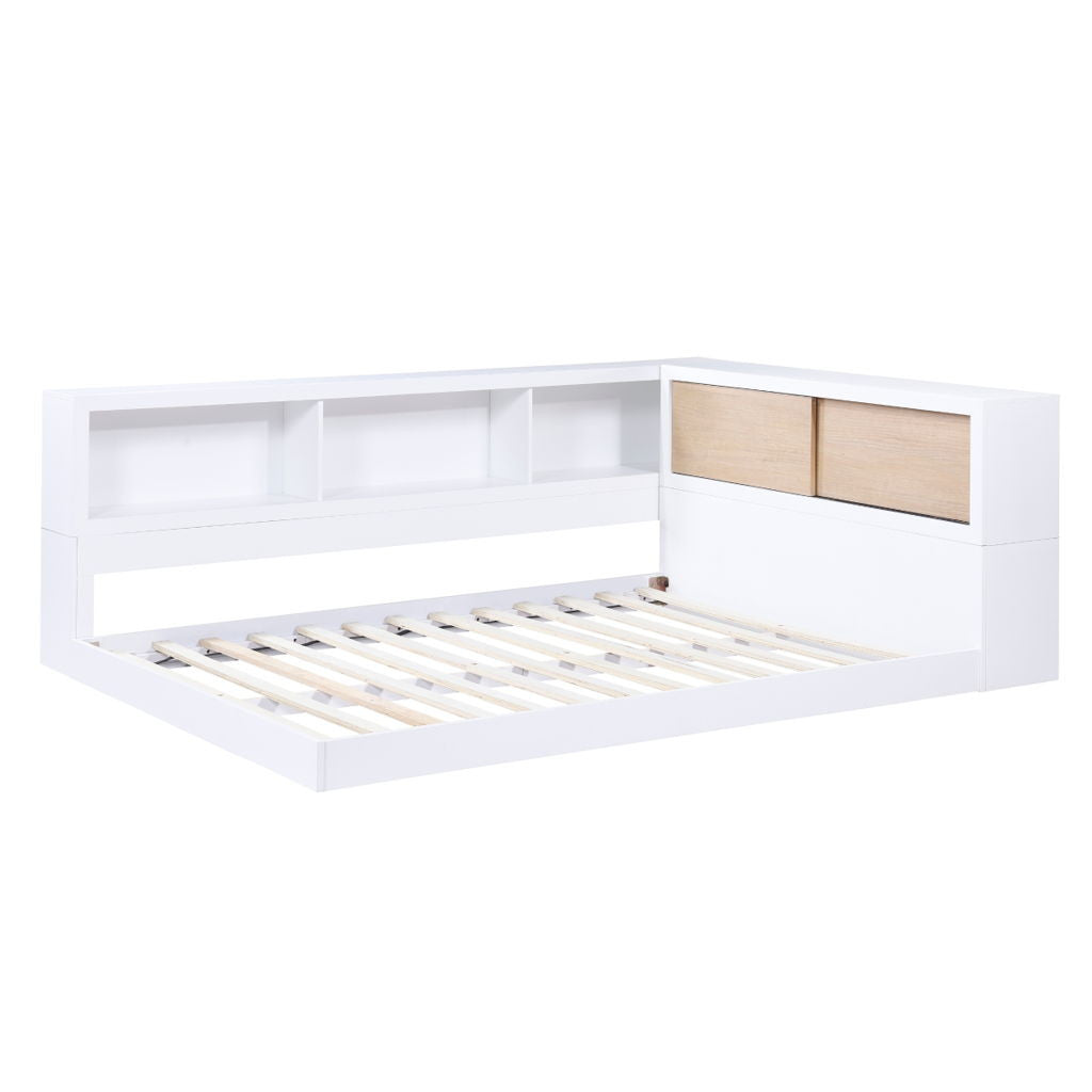 Asker - Bookcase Corner Bed