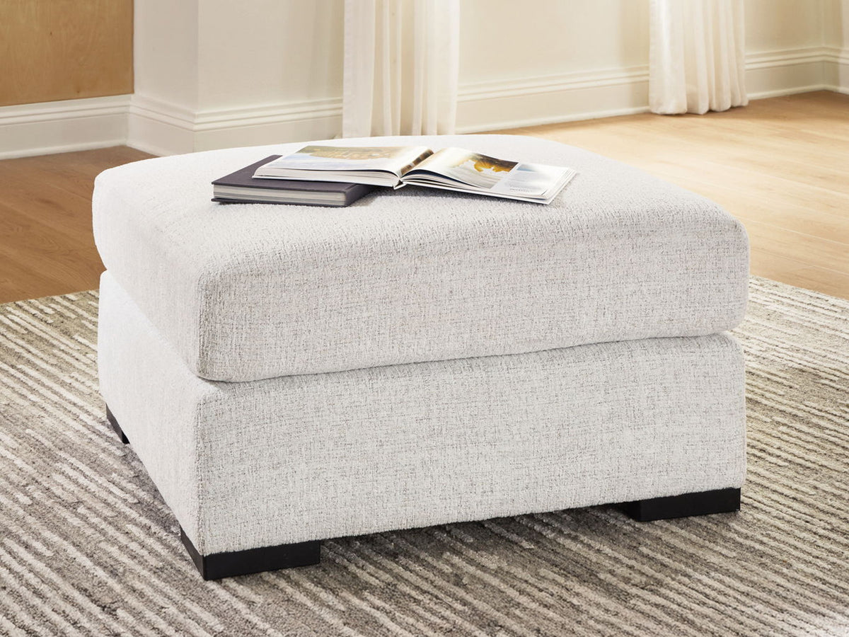 Misty-Lakes - Oversized Accent Ottoman - Chalk