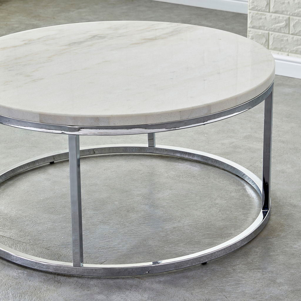 Echo - Marble Top Round Table