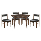 Clive - 5 Piece Dining Room Set (Table & 4 Side Chairs) - Black / Cherry