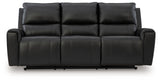 Glossmore - Reclining Sofa - Black