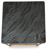 Minrich - Accent Table - Black / Natural