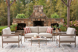 Bluff Trail - Loveseat, Lounge Chairs, Tables Set (Set of 5) - Beige