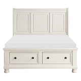 Laurelin - Sleigh Platform Bed With Footboard Storage