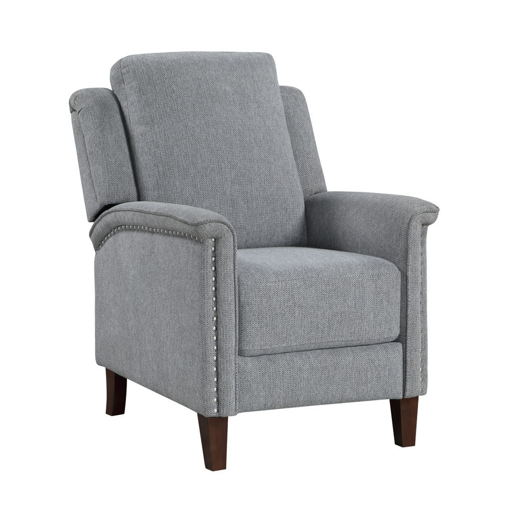 Lansing - Push Back Reclining Chair - Gray