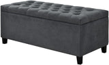 EDDY Gray Storage Bench