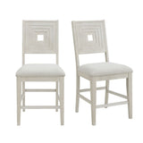 Avalanche - Counter Side Chair (Set of 2) - Antique White
