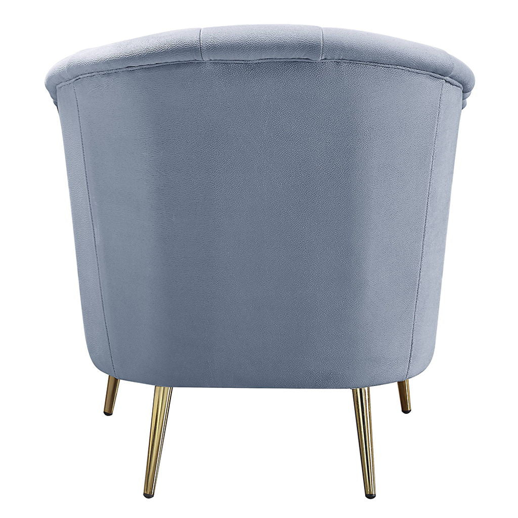 Bayram - Chair - Light Gray Velvet