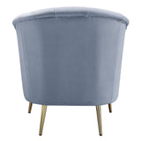 Bayram - Chair - Light Gray Velvet