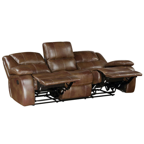 Ellicott - Double Reclining Sofa - Brown