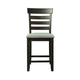 Colorado - Counter Side Chair With Cushion Seat (Set of 2) - Charcoal