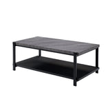 Linea - 3 Piece Occasional Set (1 Coffee & 2 End Tables) - Dark Gray