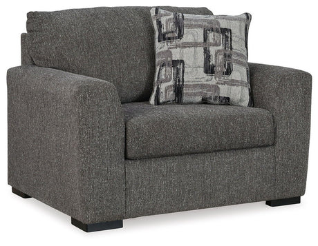 Gardiner - 2 Pc. - Chair And A Half, Ottoman - Pewter