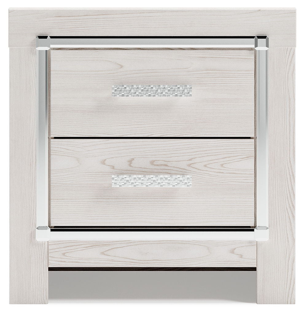 Altyra - Two Drawer Night Stand - White