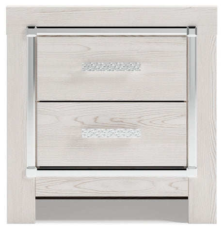 Altyra - Two Drawer Night Stand - White
