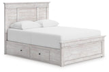 Makidern - Panel Storage Bed