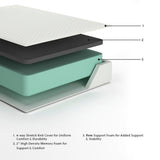 Chime 12 Inch Memory Foam - Memory Foam Mattress