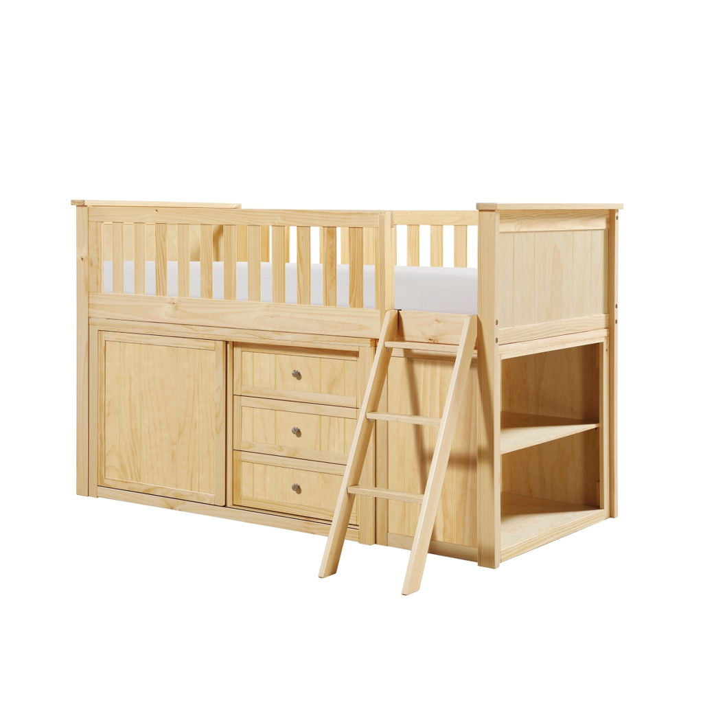 Bartly - Low Loft Bunk Bed