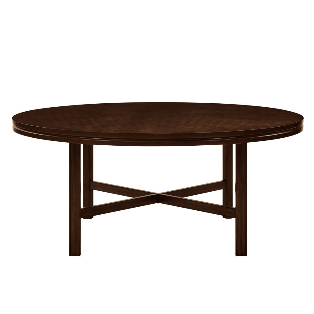 Hartford - Round Dining Table - Dark Brown