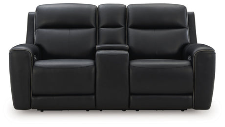 5Z-Comfort - Relaxation - Power Reclining Loveseat with Console / Adj Headrest