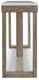 Loyaska - Sofa Table - Brown / Ivory