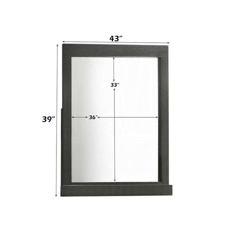 Lantha - Mirror - Gray Oak