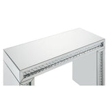 Nysa - 31" Vanity Desk - Mirrored & Faux Crystals