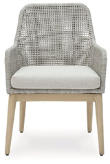 Seton Creek - Arm Chair With Cushion (Set of 2) - Gray