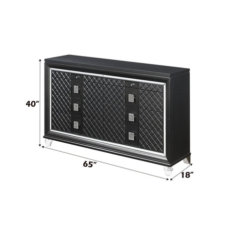 Sawyer - Dresser - Metallic Gray
