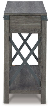 Freedan - Console Sofa Table - Grayish Brown