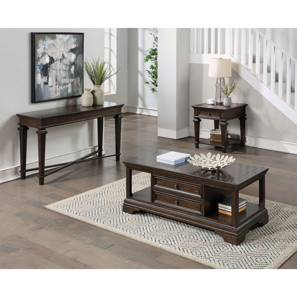 Tobias - Lift Top Cocktail Table - Espresso