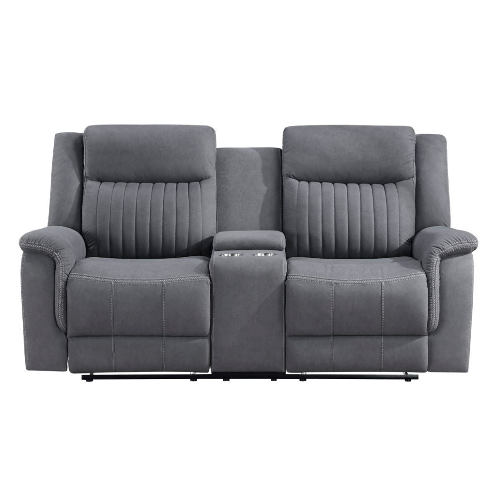 Dean - Double Reclining Loveseat With Center Console