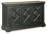 Tyler Creek - Dining Room Server - Black / Gray