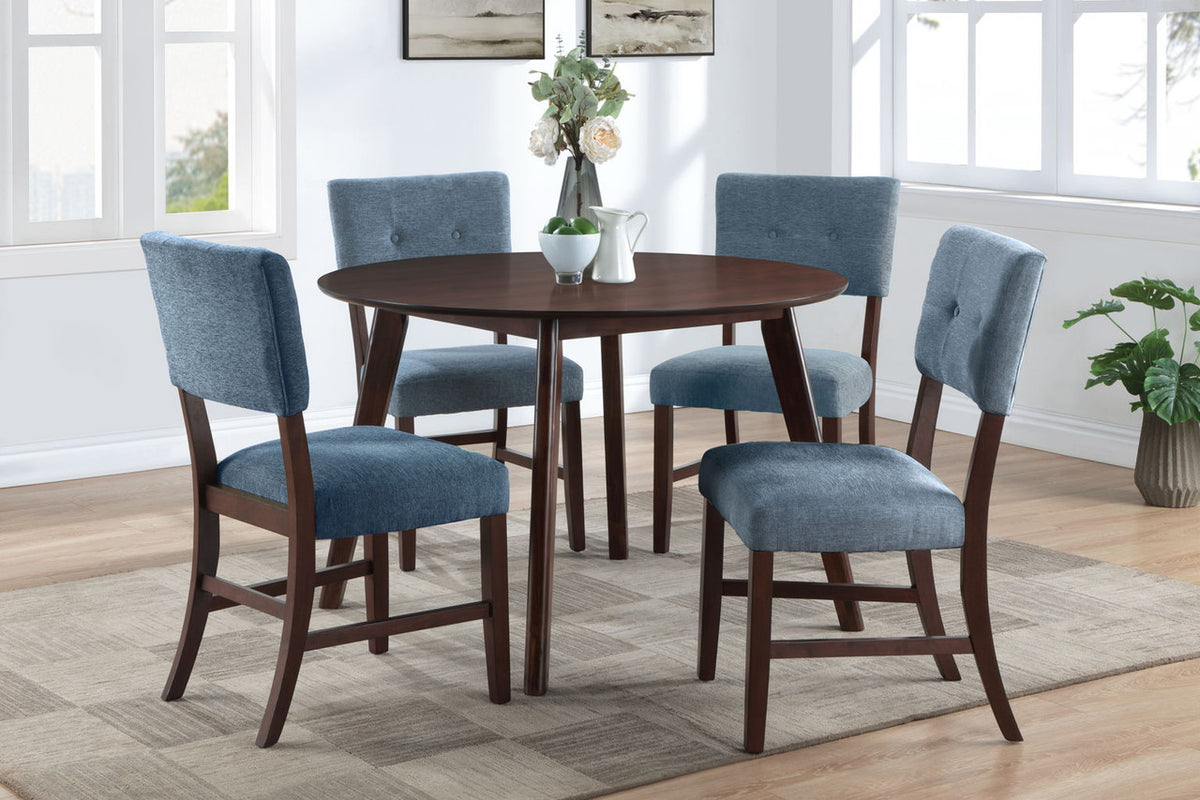 Tioga - 47" Round Dining Table Set