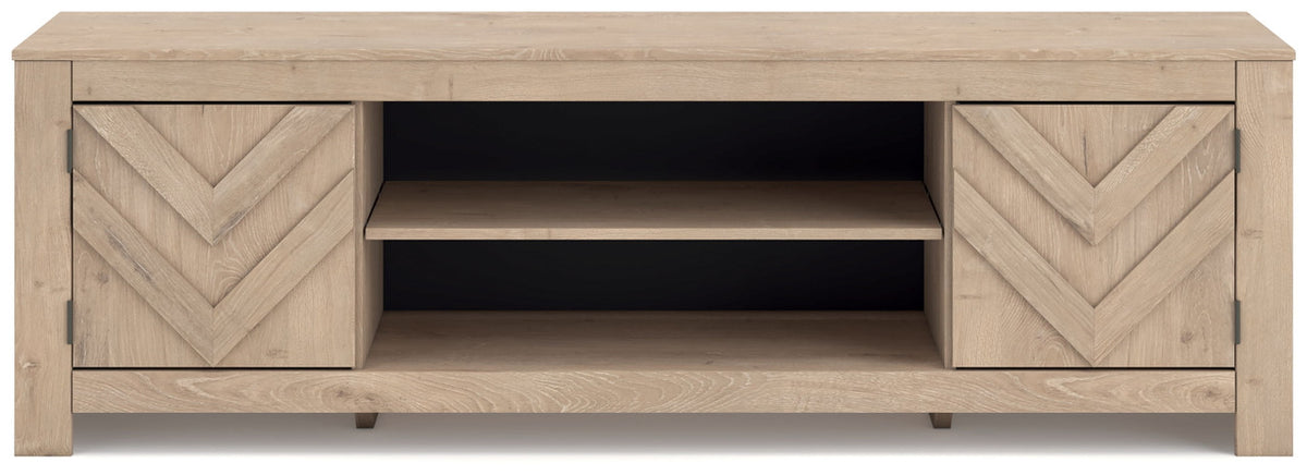 Cayboni - LG TV Stand With Fireplace Option