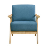 Damala - Accent Chair Light Brown Base
