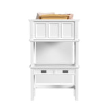 Hampton Kids - Loft Bed With Staircase And Desk With Speaker