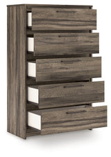 Elbrim - Five Drawer Chest - Brown