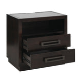 Larchmont - Nightstand, LED Lighting - Dark Brown