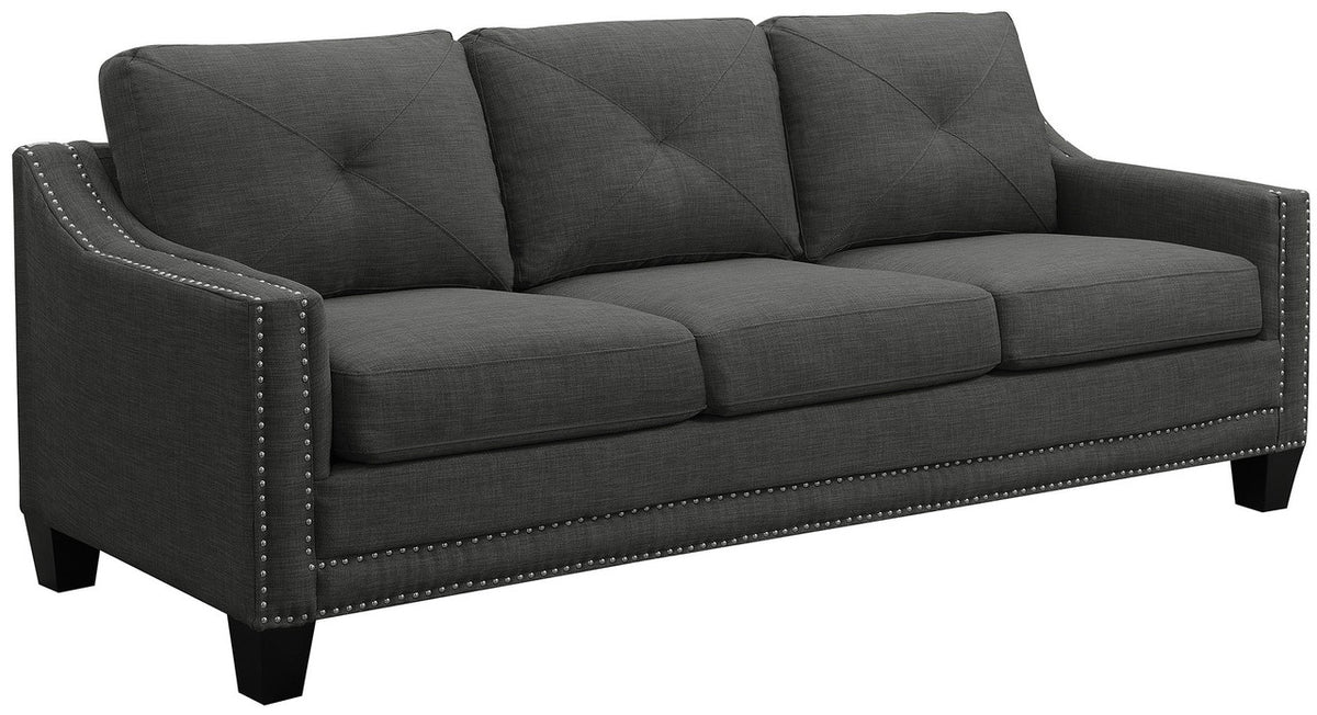 FALLON Gray 78" Wide Sofa